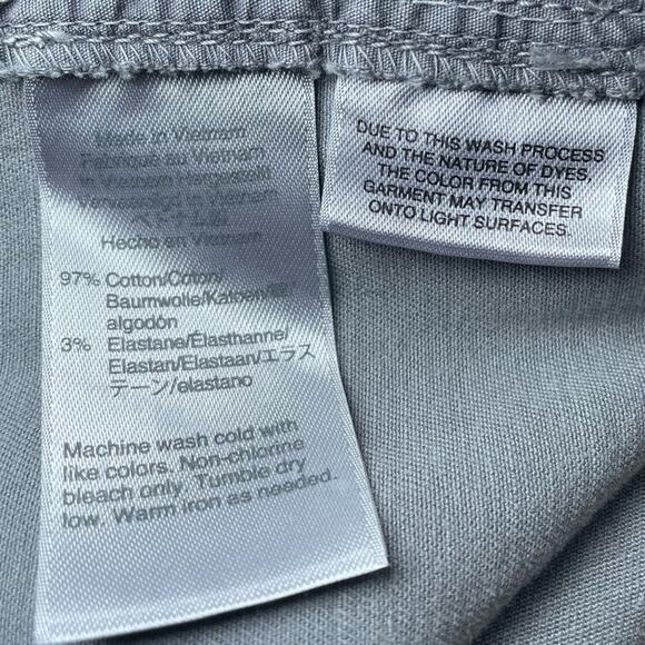 J CREW PREPPY AMERICANA COTTON CHINO SHORTS GREY GRAY SMALL 4 - Picture 3 of 5